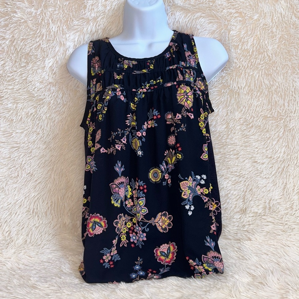 LOFT sleeveless blouse, Small Petite